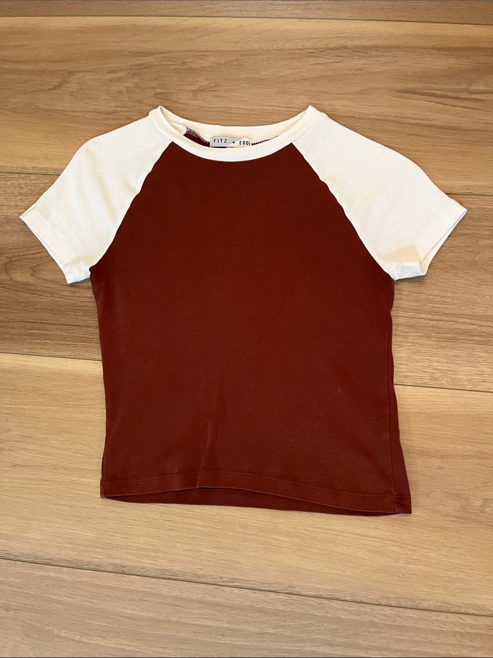 Fitz+Eddi Color Block Raglan tee - Picture 2 of 4